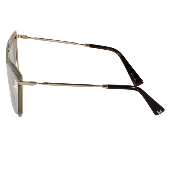 Valentino Women's VA2018 Fashion Cat Eye Sunglasses Metal Mesh Luxury Summer #55 - Picture 3 of 17